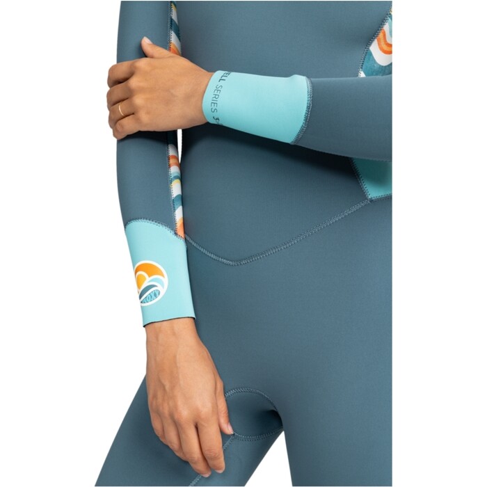 2024 Roxy Mujer Swell Series 3/2mm Chest Zip Neopreno ERJW103122 - Starglazer